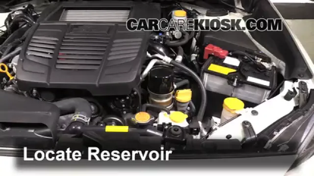 2015 Subaru WRX Limited 2.0L 4 Cyl. Turbo Liquide essuie-glace Ajouter du liquide